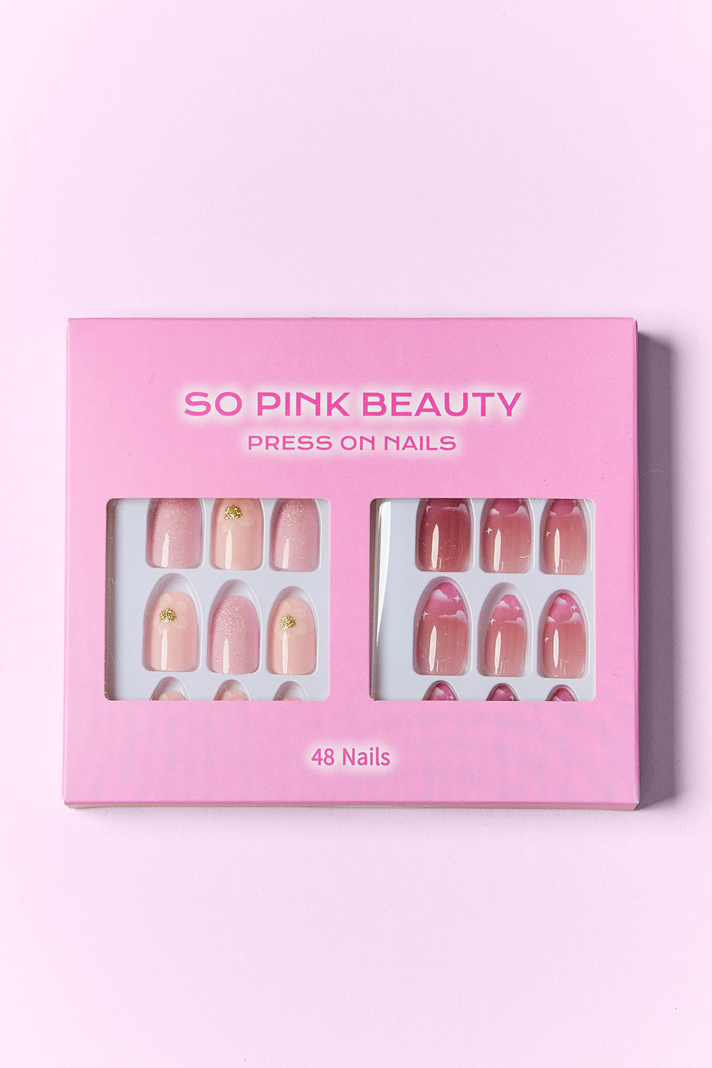 SO PINK BEAUTY | Press On Nails 2 Packs Accessories Fine Jewelry Jewelry Ship from USA SO PINK BEAUTY