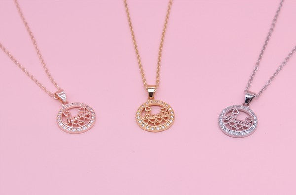 MAMA PENDANT NECKLACE SET Anniversary gift Casual necklace fashion go gold mama Mama pendant necklace Minimal necklace Minimalist jewelry Mom necklace Mom pendant Mother's Day gift idea mothers day necklace set rose gold silver