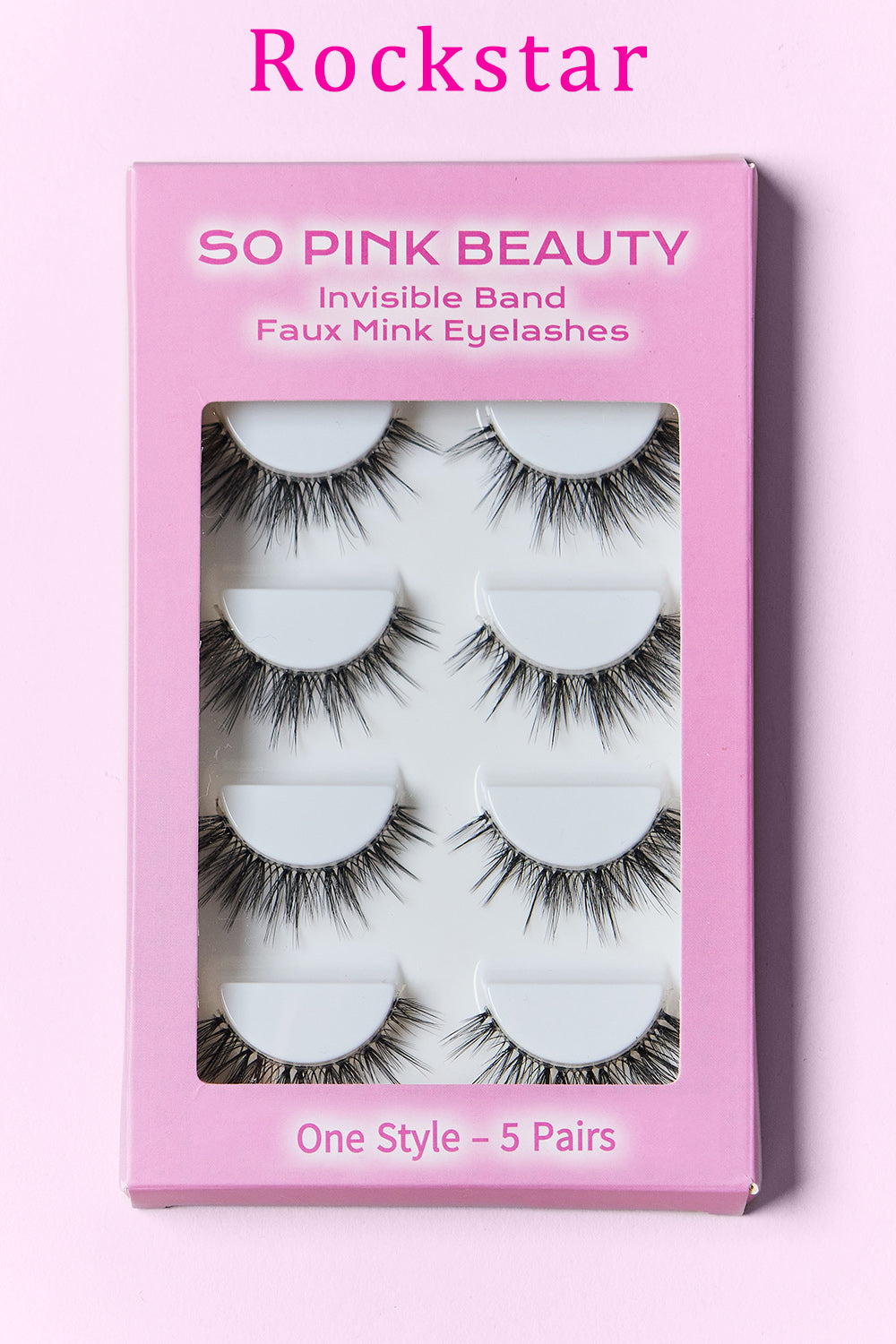 SO PINK BEAUTY | Faux Mink Eyelashes 5 Pairs Accessories Fine Jewelry Jewelry Ship from USA SO PINK BEAUTY