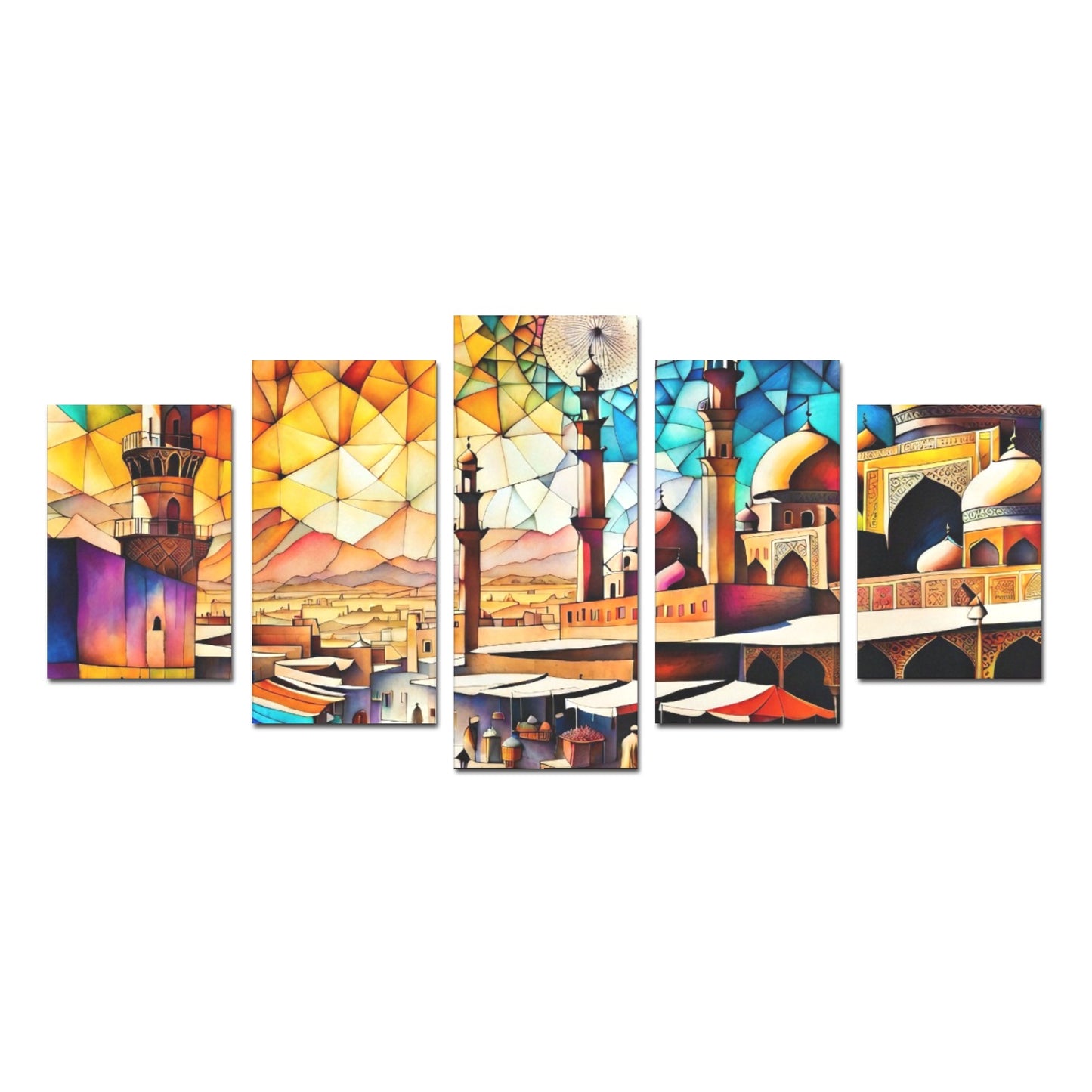 5 Colorful Market | Canvas Panels