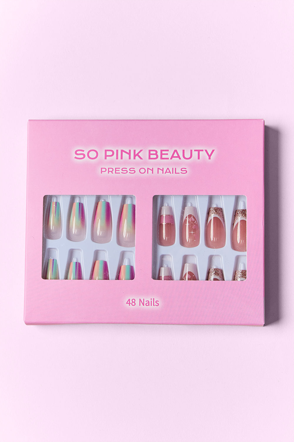 SO PINK BEAUTY | Press On Nails 2 Packs Accessories Fine Jewelry Jewelry Ship from USA SO PINK BEAUTY