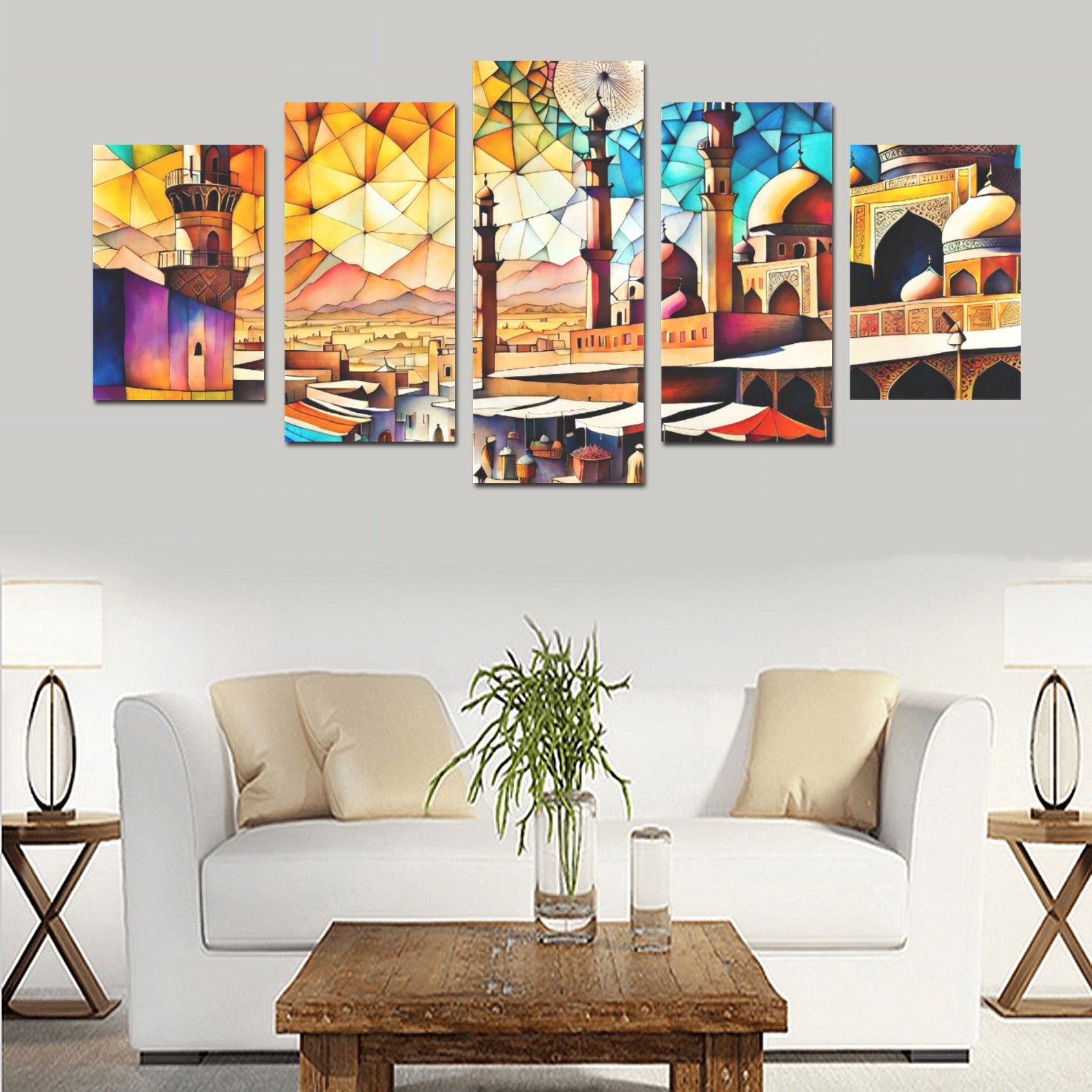 5 Colorful Market | Canvas Panels