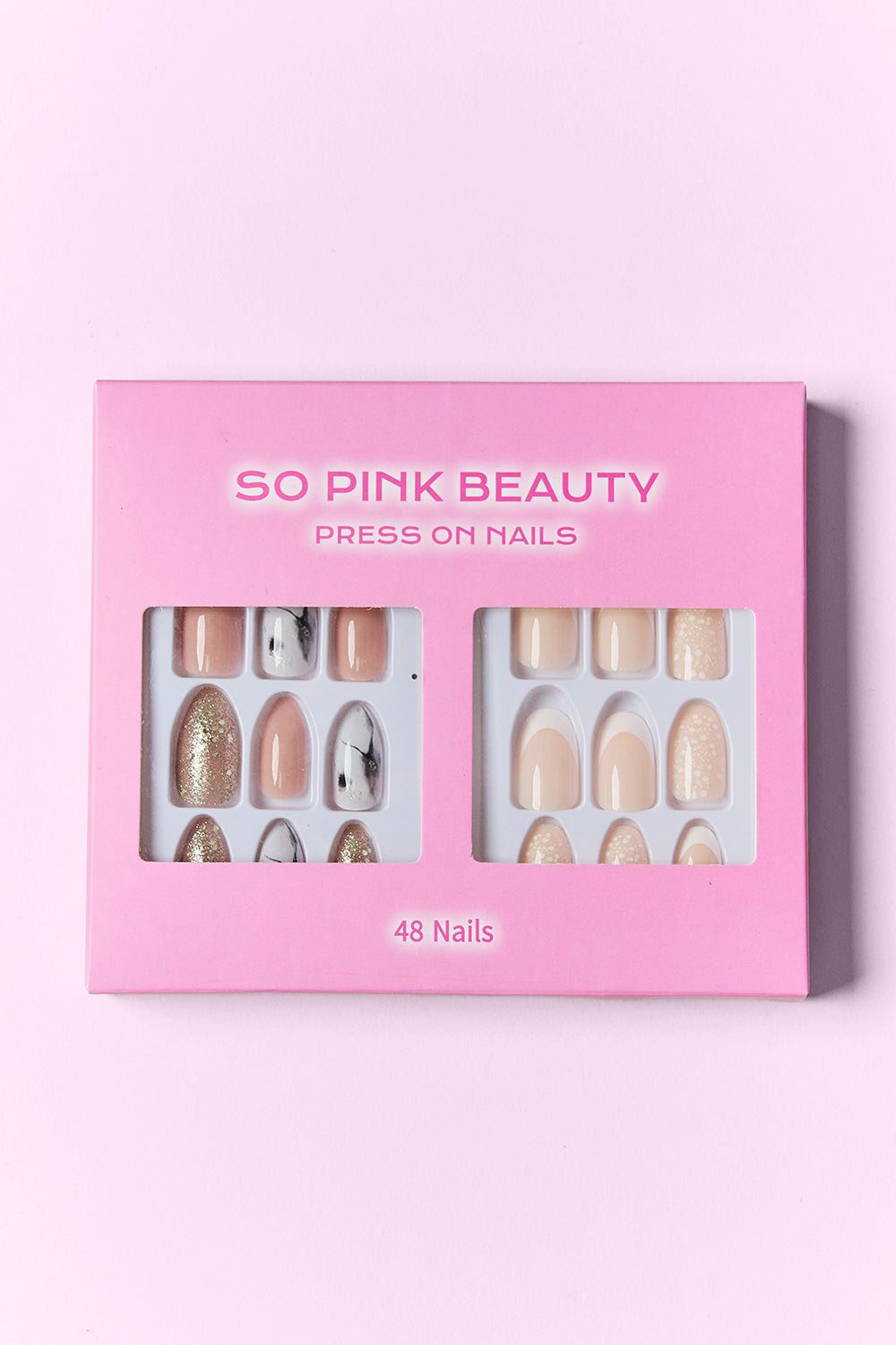 SO PINK BEAUTY | Press On Nails 2 Packs Accessories Fine Jewelry Jewelry Ship from USA SO PINK BEAUTY