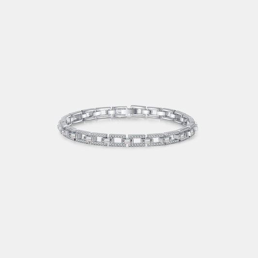 Silver One Size 3.2 Carat Moissanite | 925 Sterling Silver Bracelet Accessories 925 Sterling Silver Bracelet Fine Jewelry Jewelry