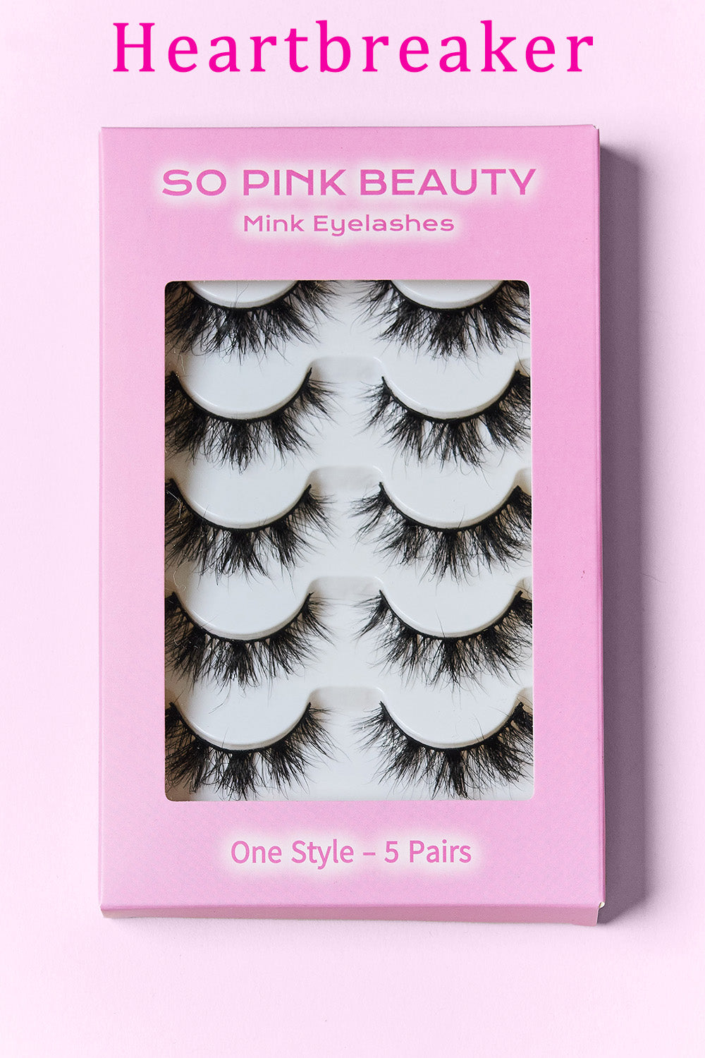 SO PINK BEAUTY | Mink Eyelashes 5 Pairs Accessories Fine Jewelry Jewelry Ship from USA SO PINK BEAUTY