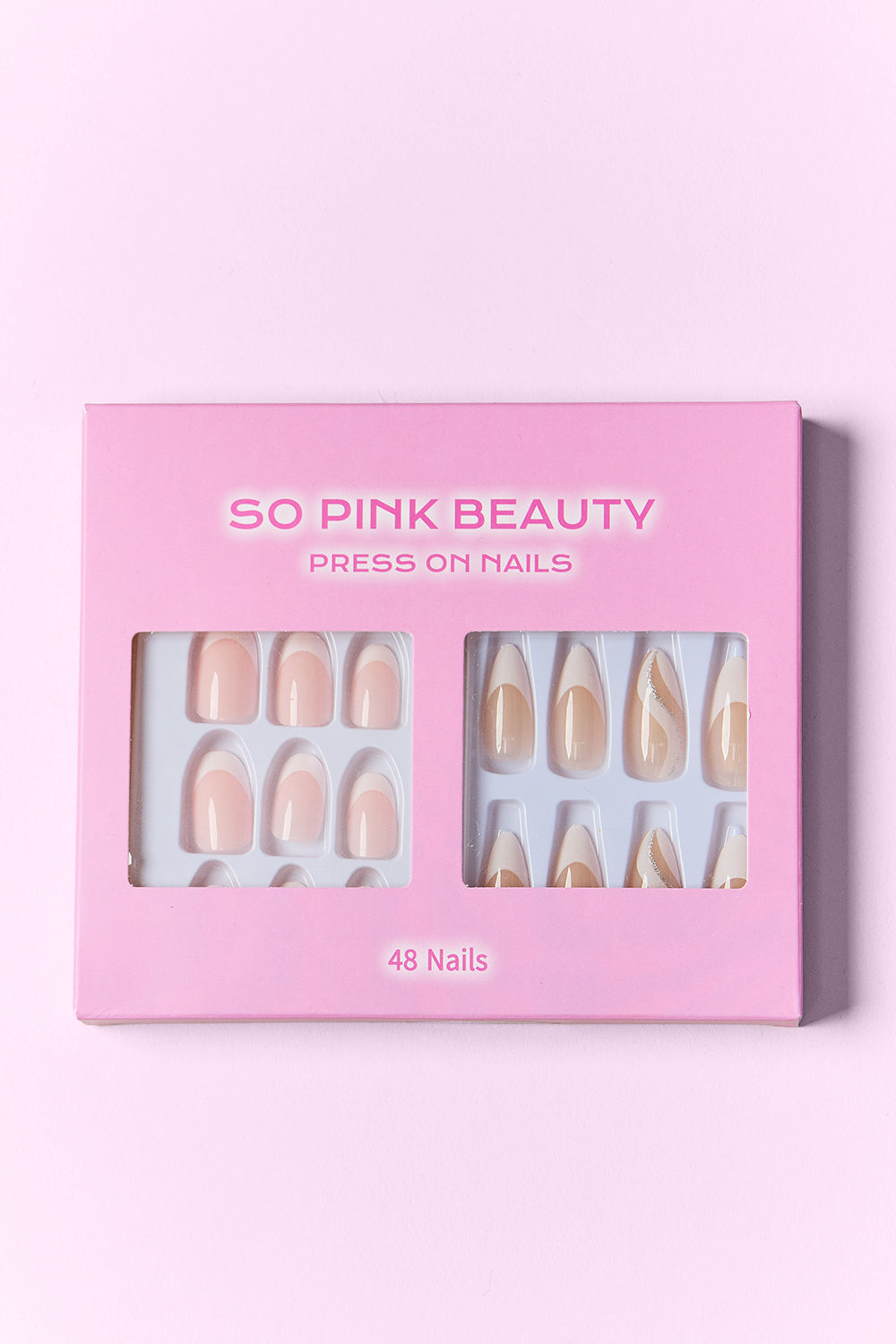 SO PINK BEAUTY | Press On Nails 2 Packs Accessories Fine Jewelry Jewelry Ship from USA SO PINK BEAUTY