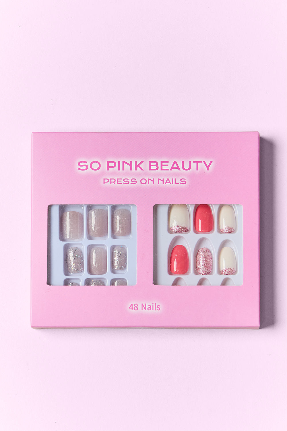 SO PINK BEAUTY | Press On Nails 2 Packs Accessories Fine Jewelry Jewelry Ship from USA SO PINK BEAUTY