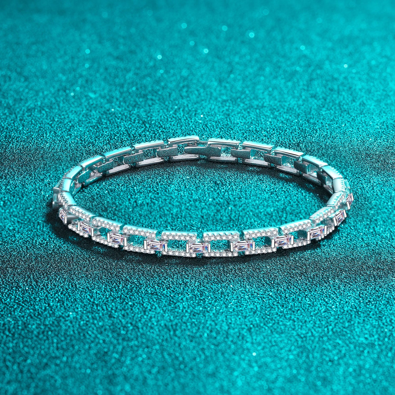 3.2 Carat Moissanite | 925 Sterling Silver Bracelet Accessories 925 Sterling Silver Bracelet Fine Jewelry Jewelry