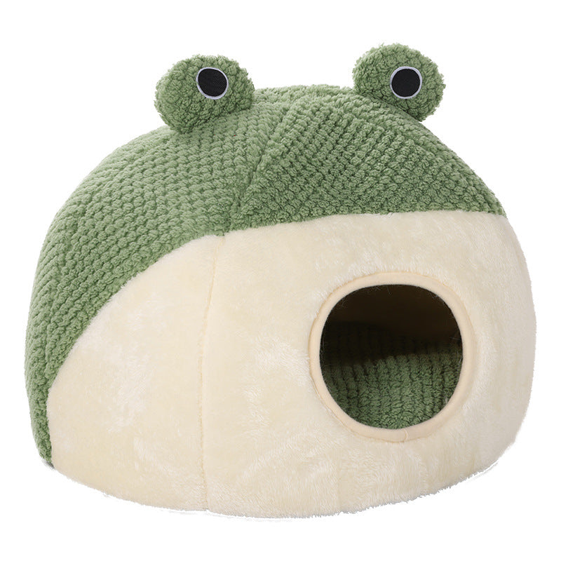 Cozy Frog | Customizable Cat Bed Pet Supplies Cat Beds cat lovers cats Caturdays Pet Beds