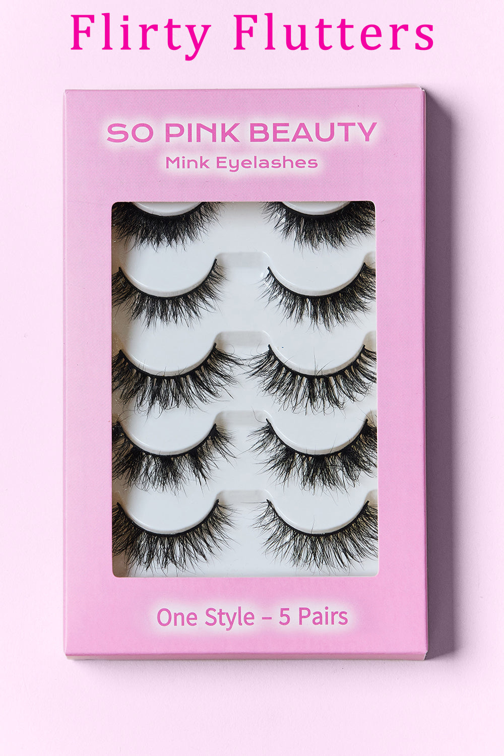 SO PINK BEAUTY | Mink Eyelashes 5 Pairs Accessories Fine Jewelry Jewelry Ship from USA SO PINK BEAUTY