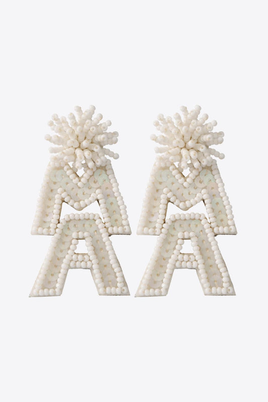 MAMA | Beaded Dangle Earrings Accessories earrings Fine Jewelry Jewelry mama