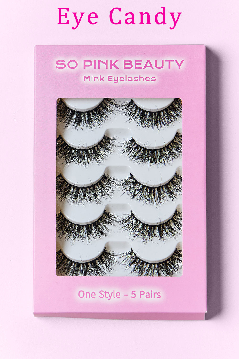 SO PINK BEAUTY | Mink Eyelashes 5 Pairs Accessories Fine Jewelry Jewelry Ship from USA SO PINK BEAUTY