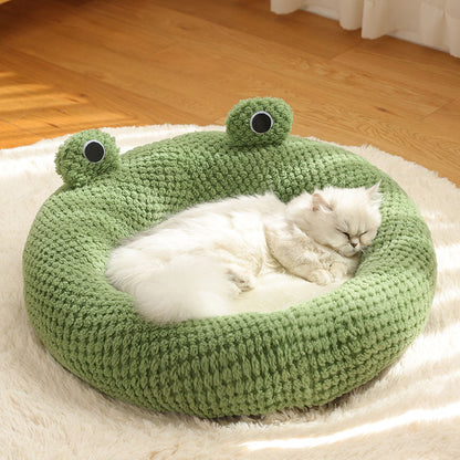 Cozy Frog | Customizable Cat Bed Pet Supplies Cat Beds cat lovers cats Caturdays Pet Beds