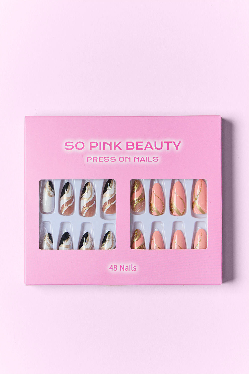 SO PINK BEAUTY | Press On Nails 2 Packs Accessories Fine Jewelry Jewelry Ship from USA SO PINK BEAUTY