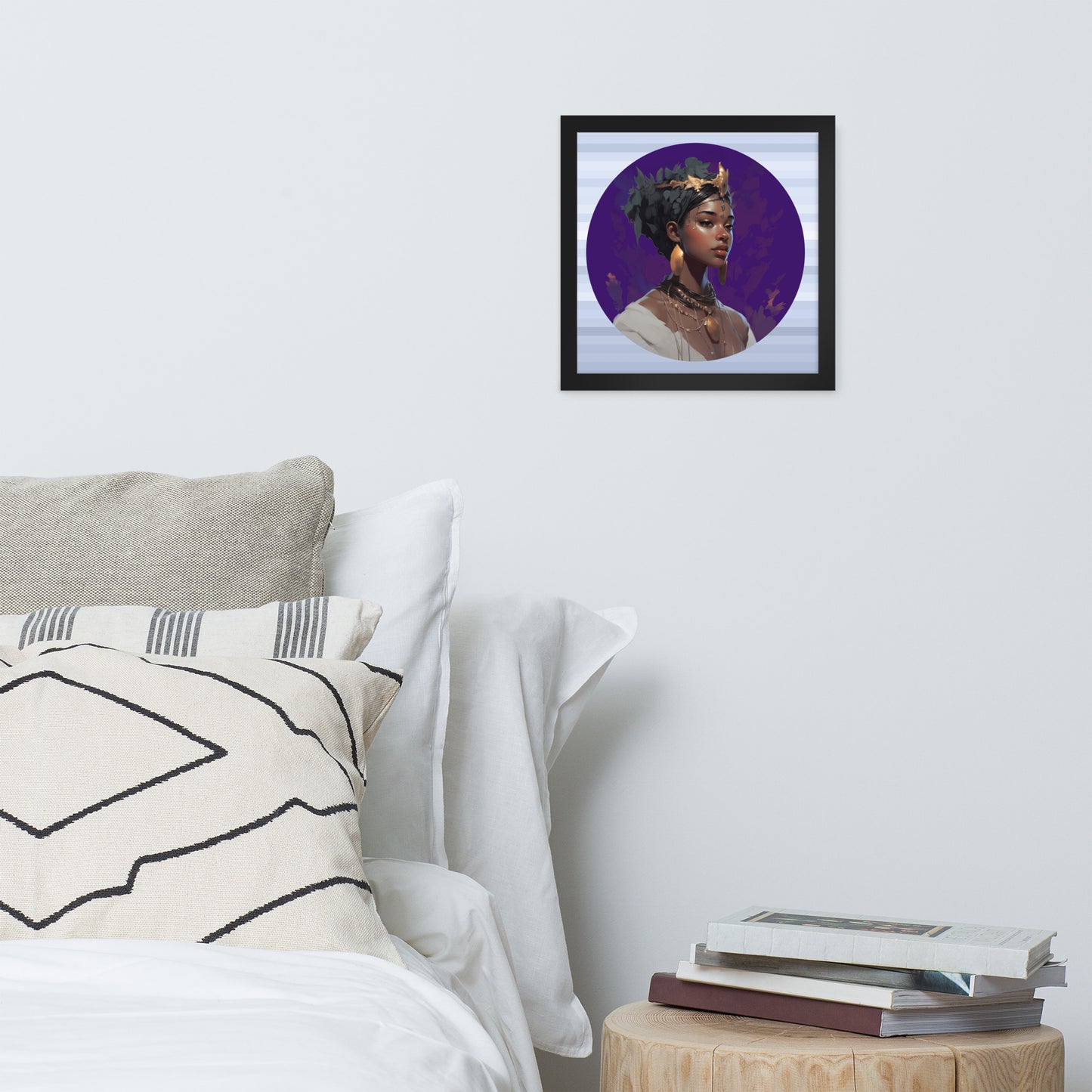 Queen Ashanti | Framed poster Artwork african american african american woman black woman queen wall art young black woman