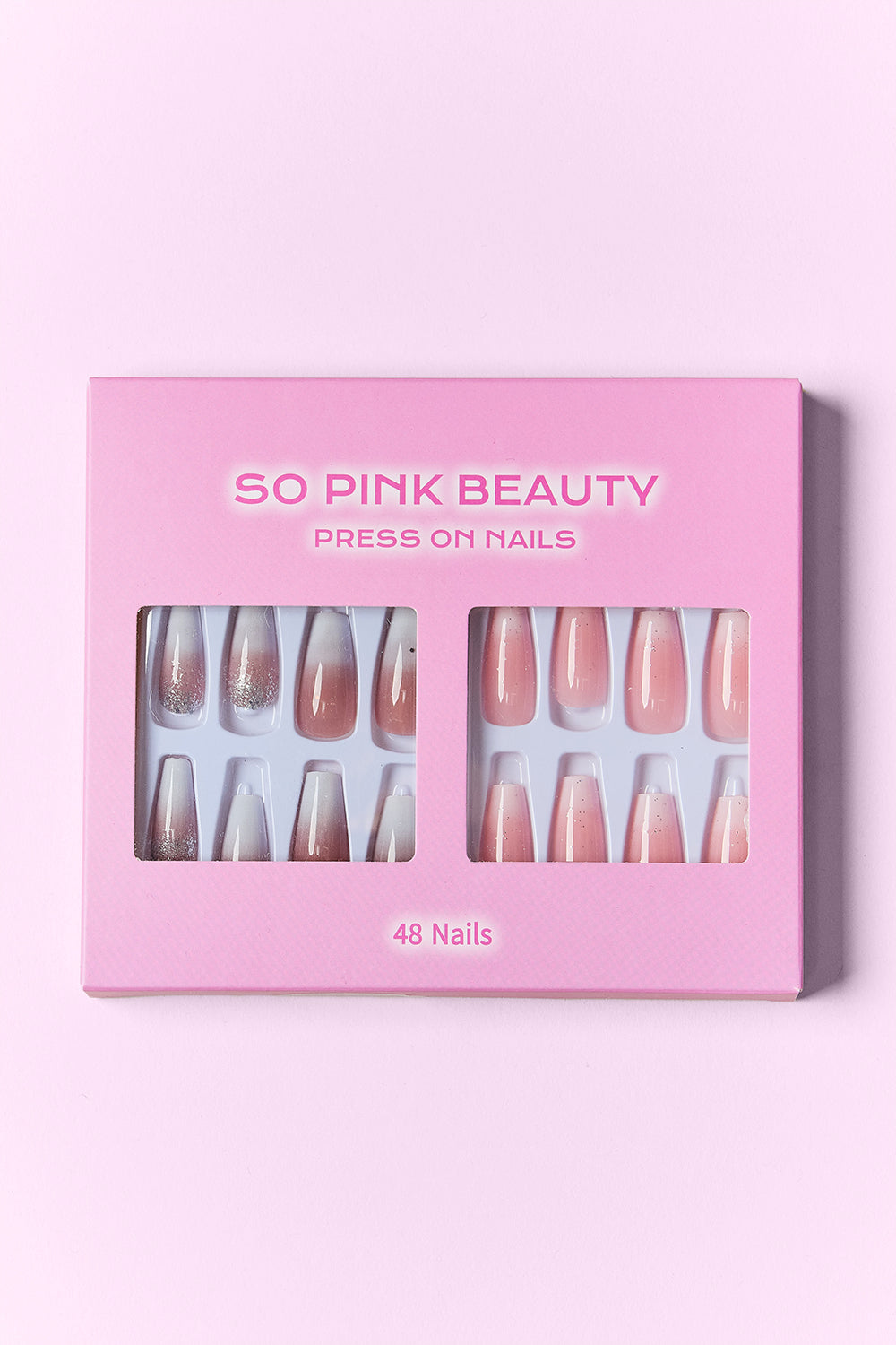 SO PINK BEAUTY | Press On Nails 2 Packs Accessories Fine Jewelry Jewelry Ship from USA SO PINK BEAUTY