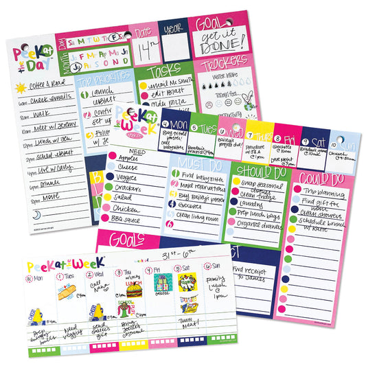 NEW! Plan Your Way Bundle | Daily & Weekly Planner Pads Pads custom planner daily planner organizer pink plan your way bundle planner bundle Ship from the USA weekly planner